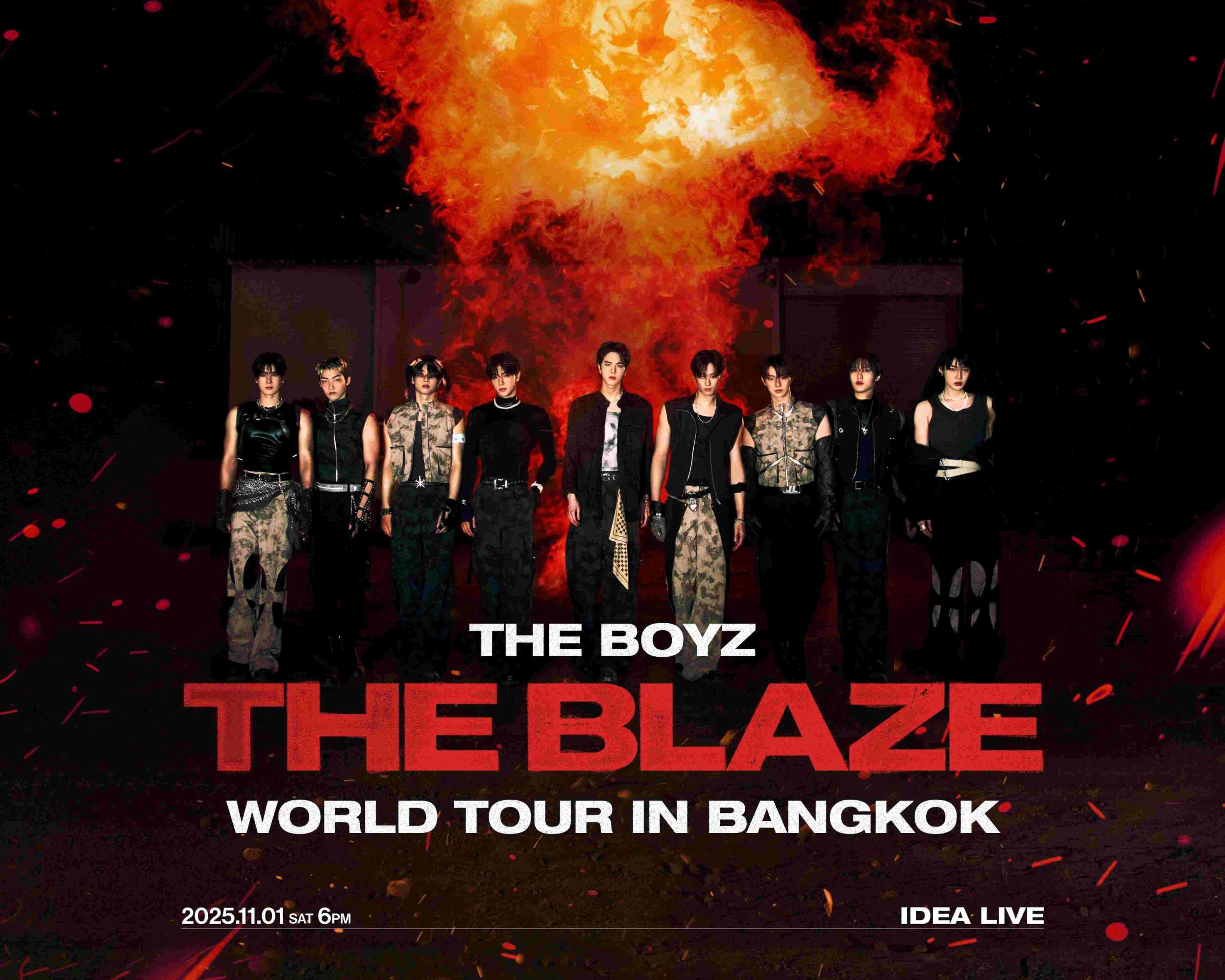 THE BOYZ ปลุกความคิดถึง THE B ให้ลุกโชน! สาดความฮอตเวิลด์ทัวร์ทั่วโลก ปักหมุดไทย 1 พ.ย. นี้! ใน “THE BOYZ  WORLD TOUR in BANGKOK”