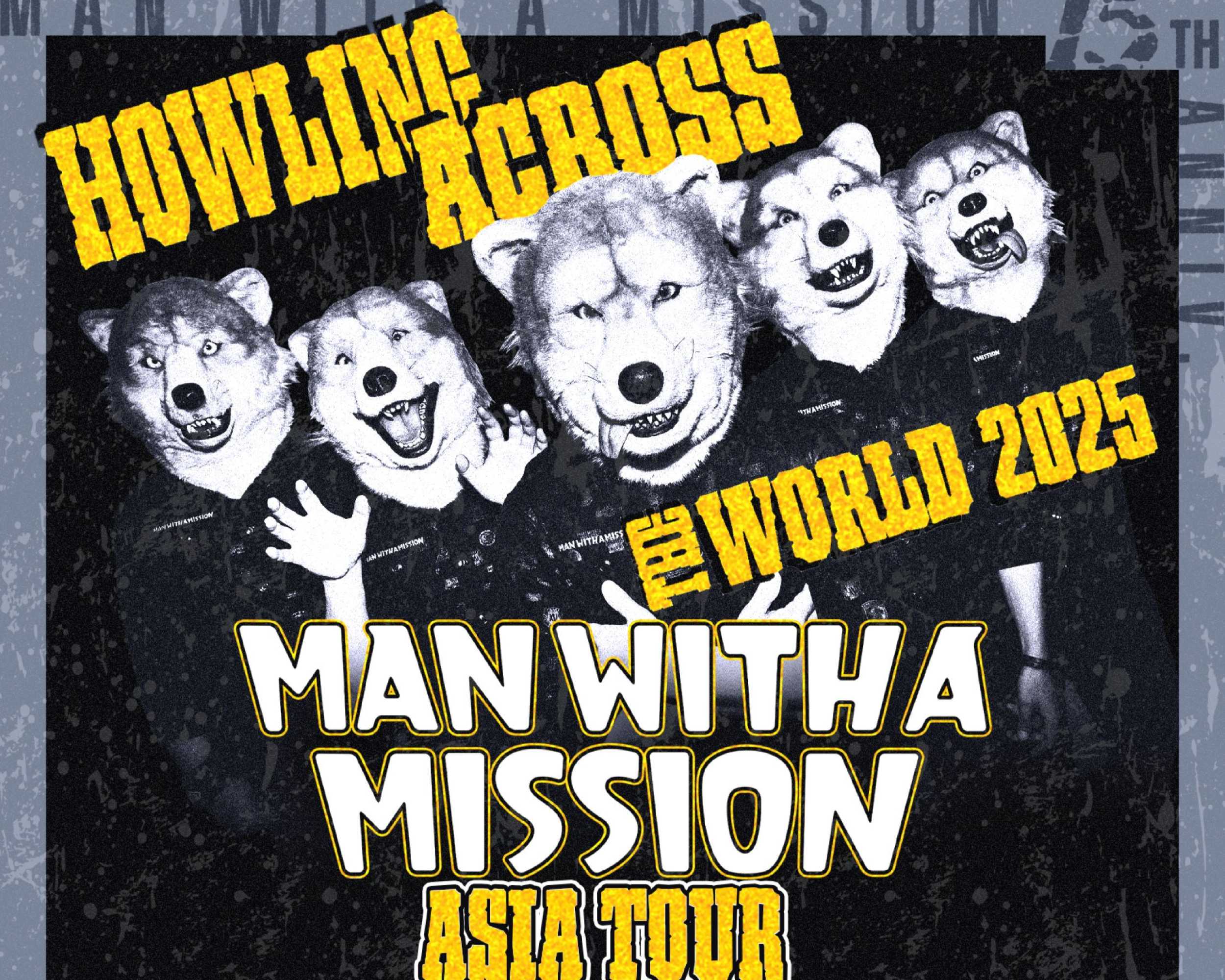 MAN WITH A MISSION ส่งเสียงคำรามปิดท้ายเอเชียทัวร์ที่กรุงเทพฯ ธันวาคมนี้!